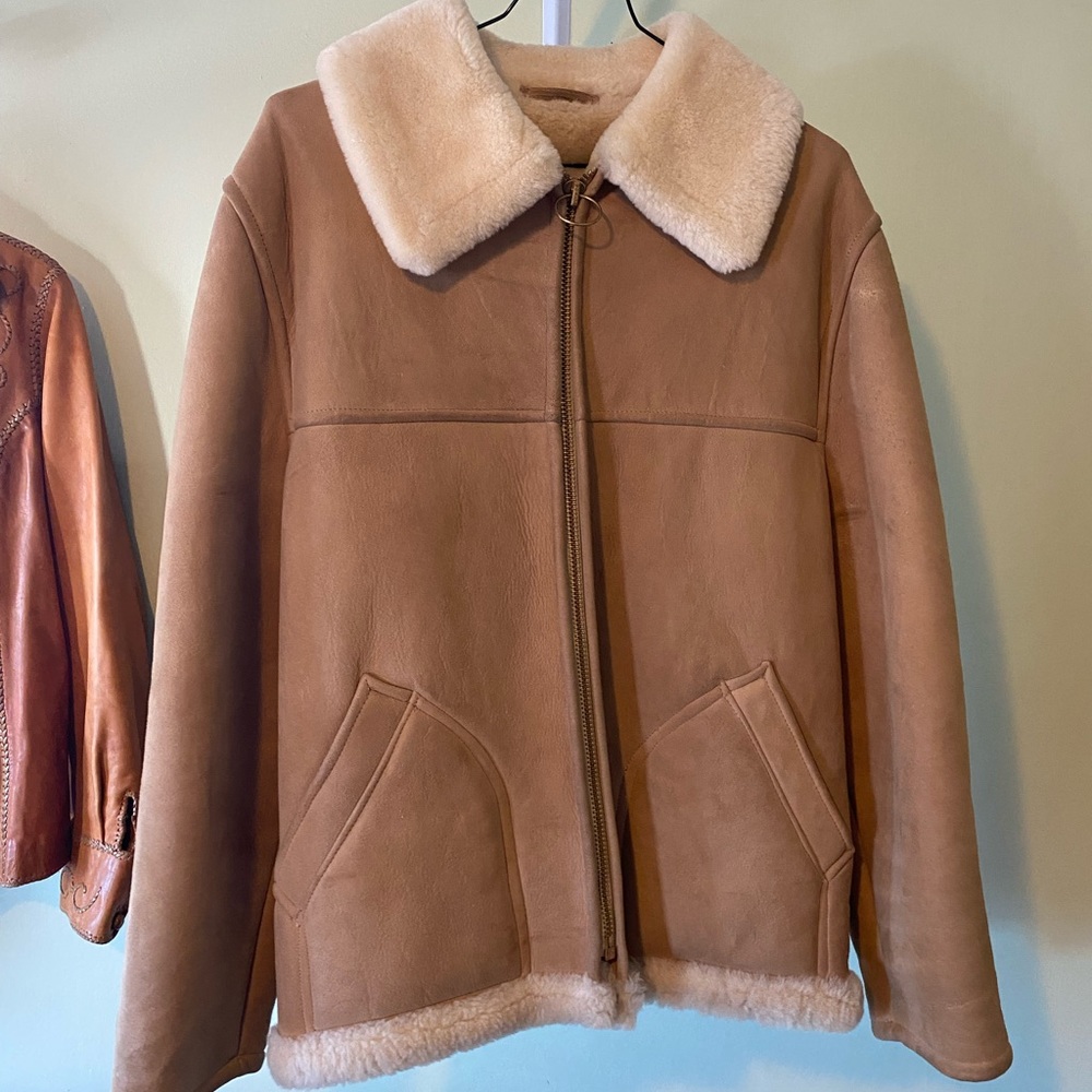 Woolrich Vintage Shearling Coat 44